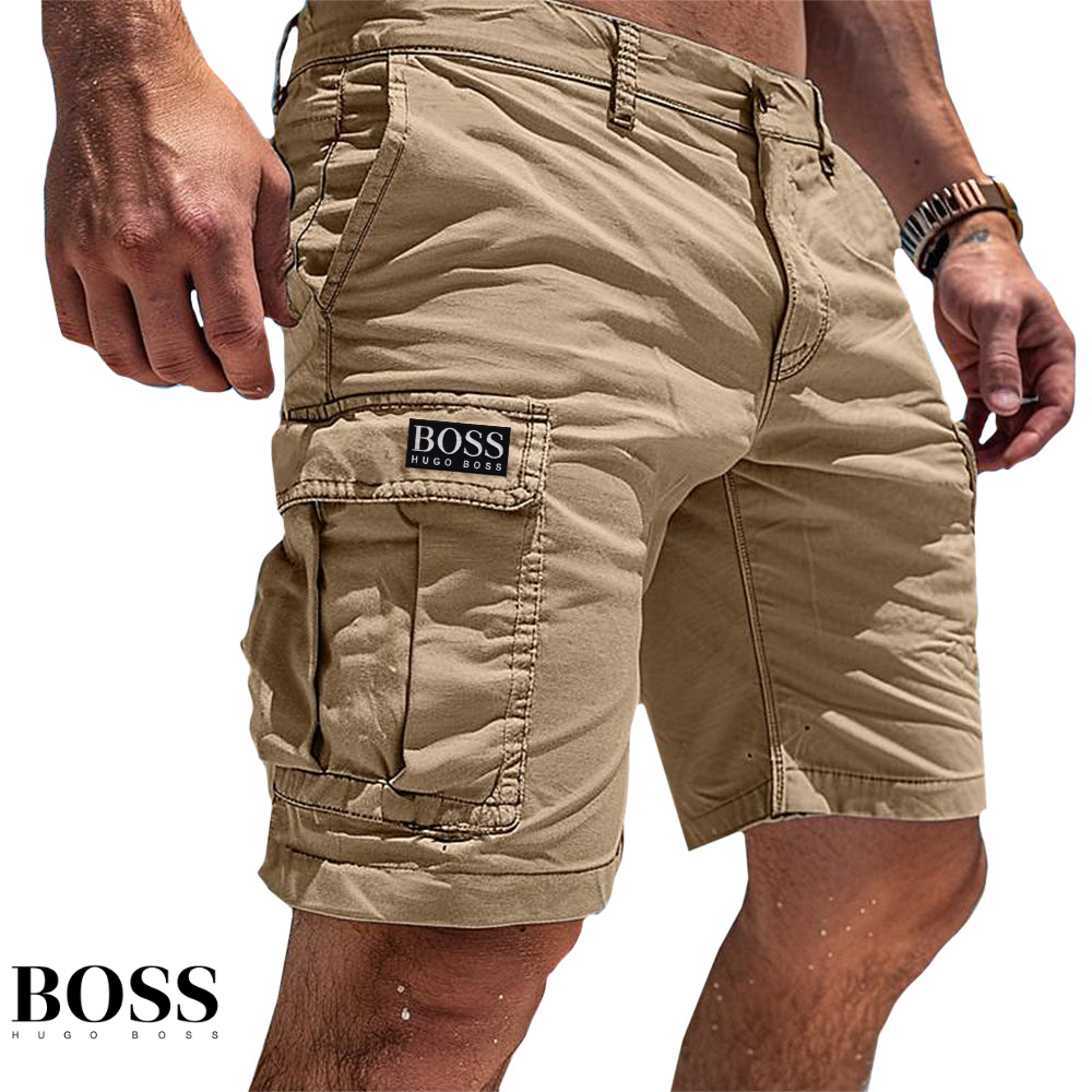 BÖSS - Summit Luxe Cotton Utility Shorts