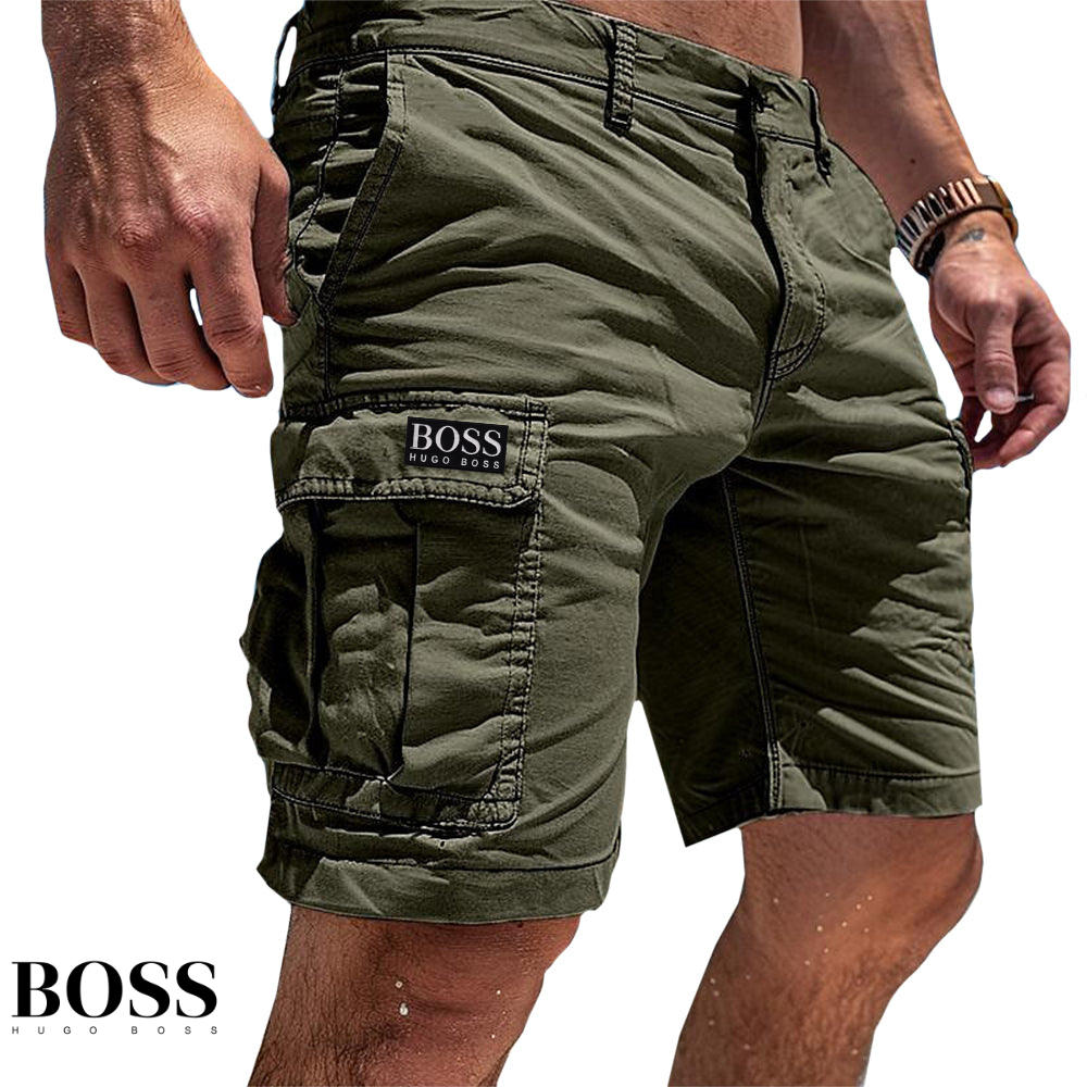 BÖSS - Summit Luxe Cotton Utility Shorts