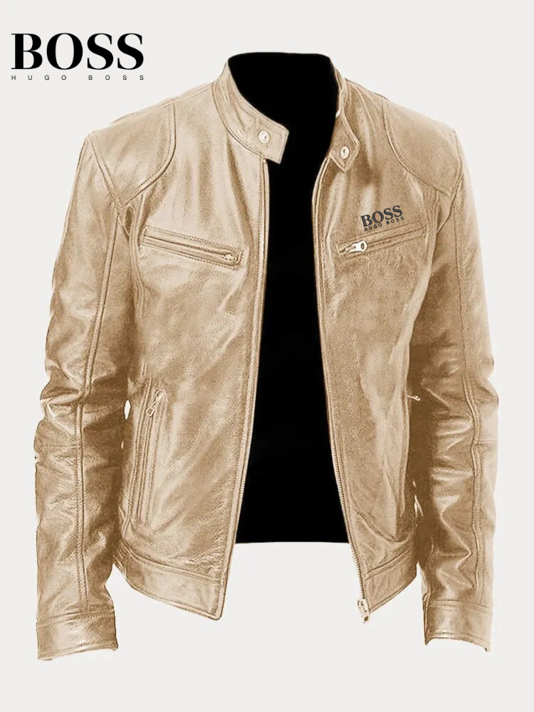 ВОЅЅ | Casual Faux Leather Jacket