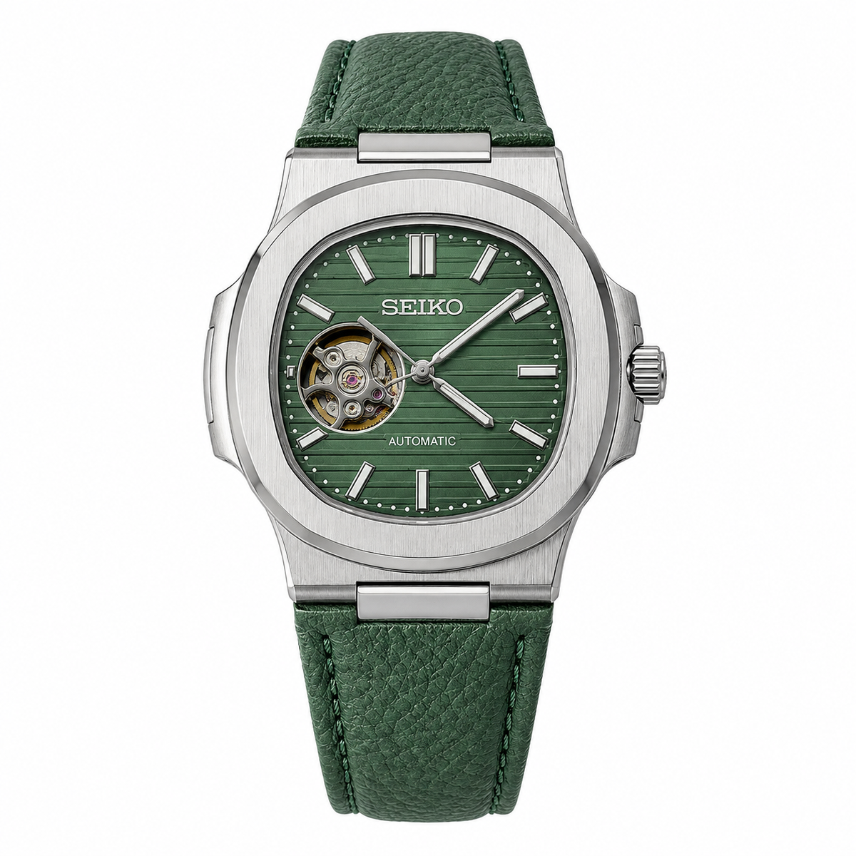 Seiko Nautilus Open Heart Automatic 40mm – Green