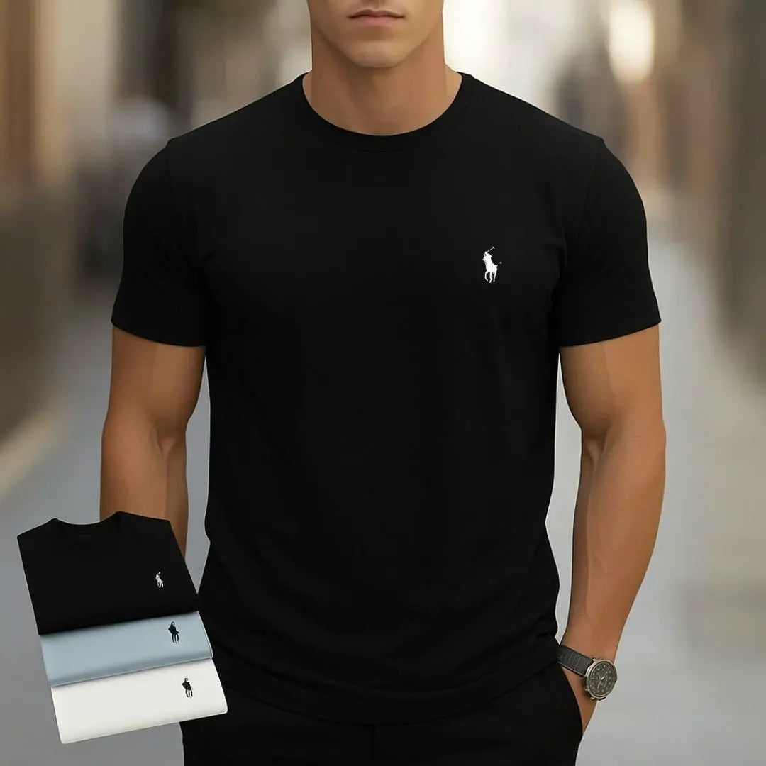 Men's Crew-Neck T-Shirts — 3 Pack