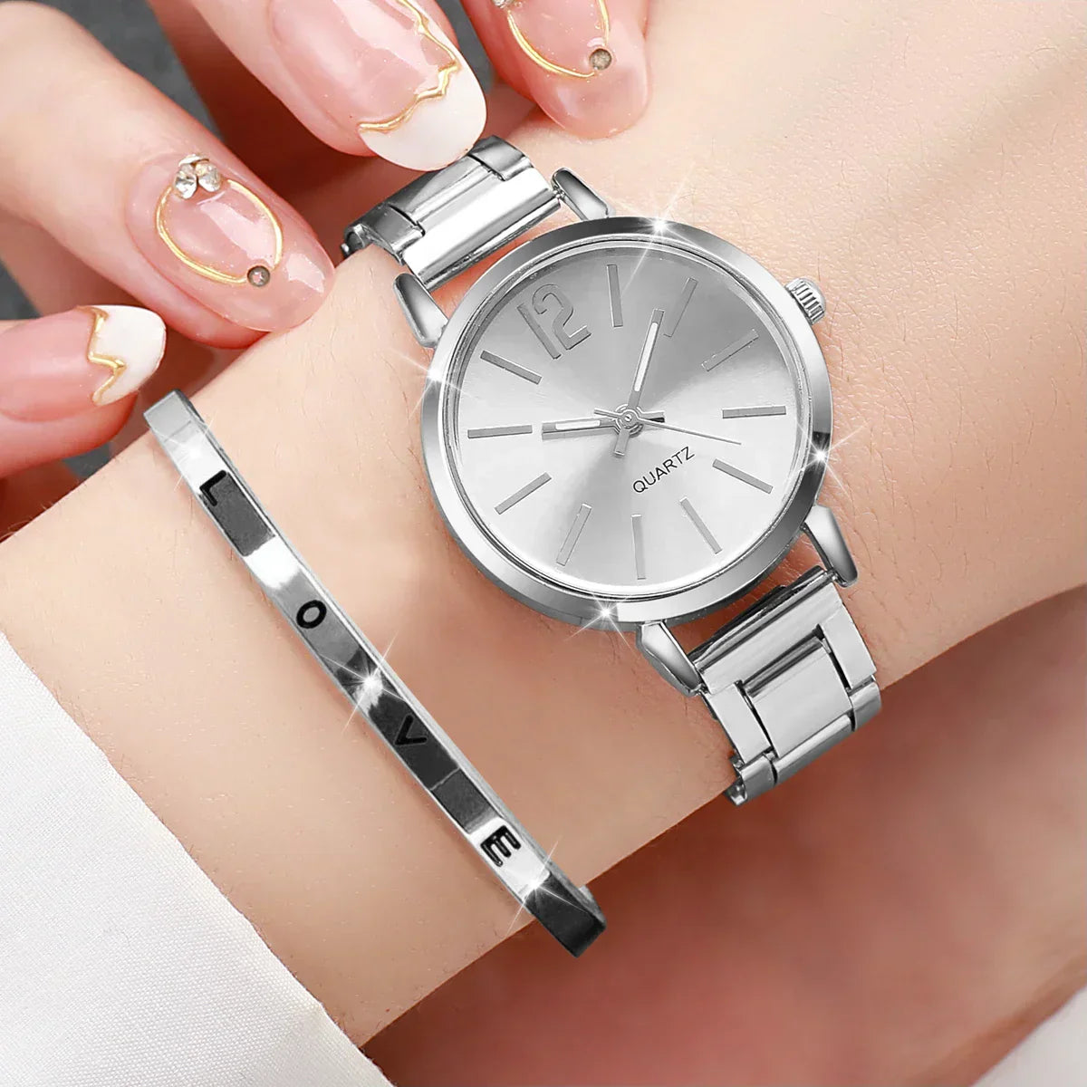 Nova Marbeli™ – Bold Elegance Watch + bracelet