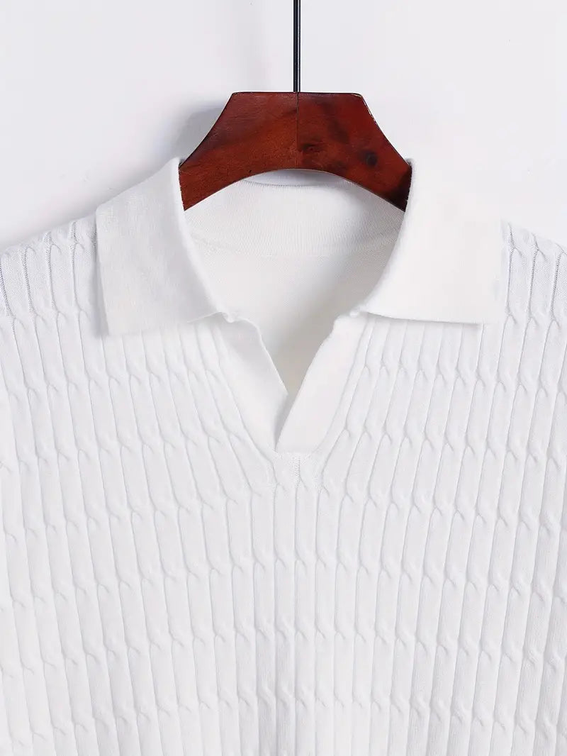 Desiderio: Muscle Fit Knit Polo