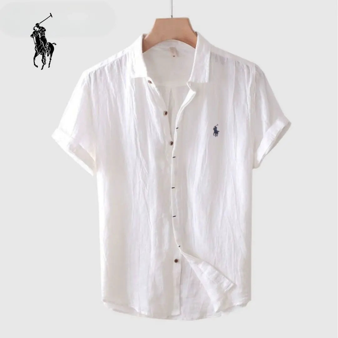 Men's Textured Short-Sleeve Shirt