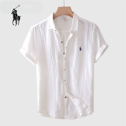 Men's Textured Short-Sleeve Shirt