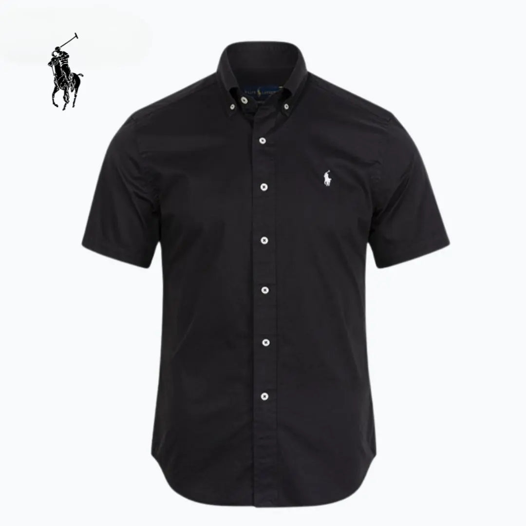 Men's Short-Sleeve Button-Up Shirt