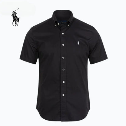 Men's Short-Sleeve Button-Up Shirt