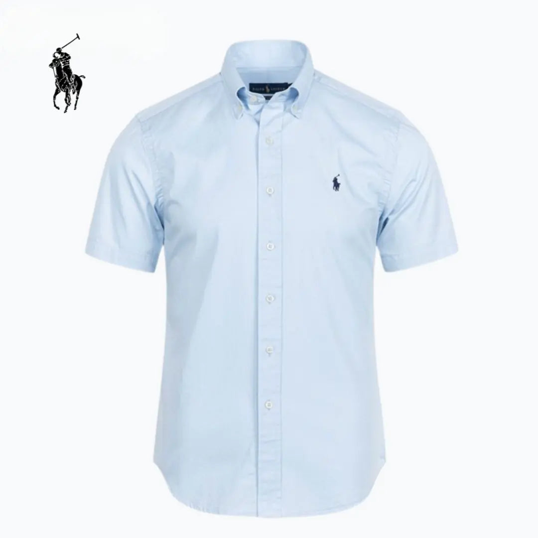 Men's Short-Sleeve Button-Up Shirt