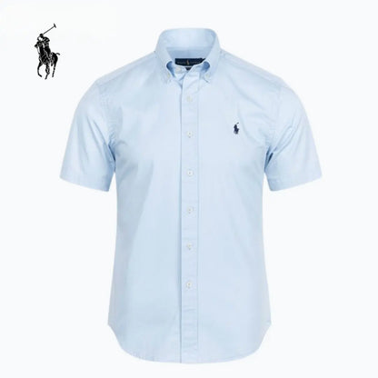 Men's Short-Sleeve Button-Up Shirt