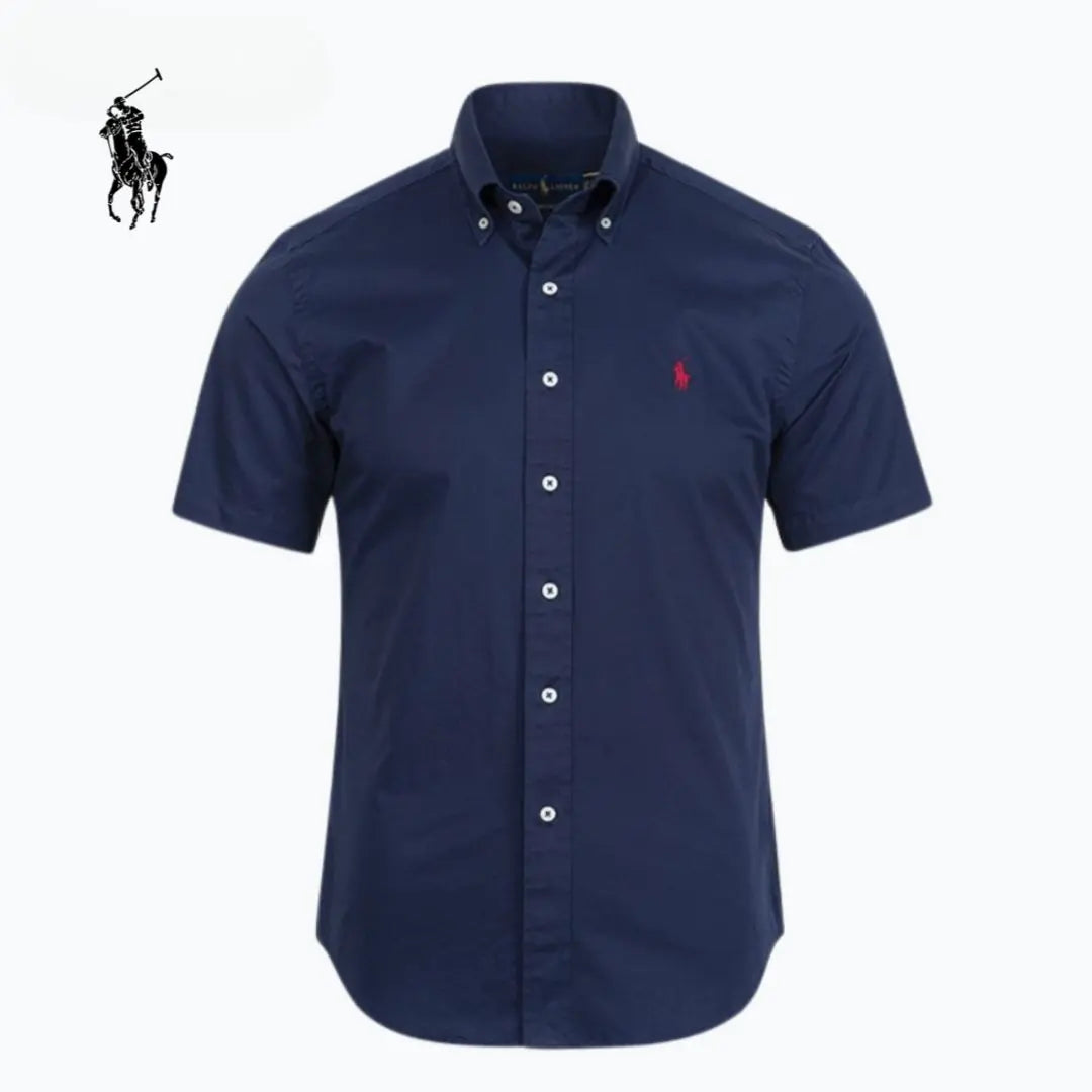 Men's Short-Sleeve Button-Up Shirt