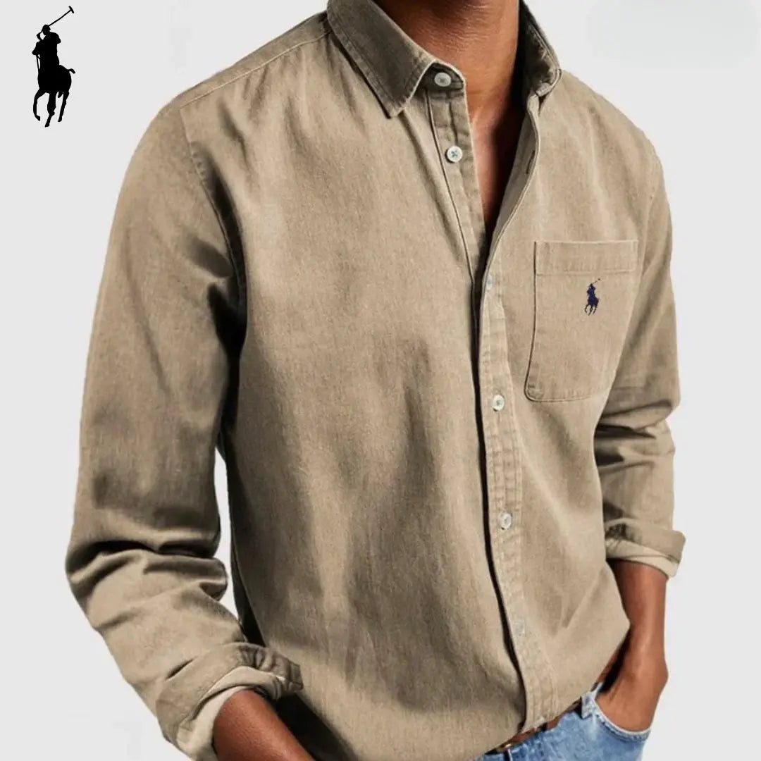 Men's Long-Sleeve Casual Shirt