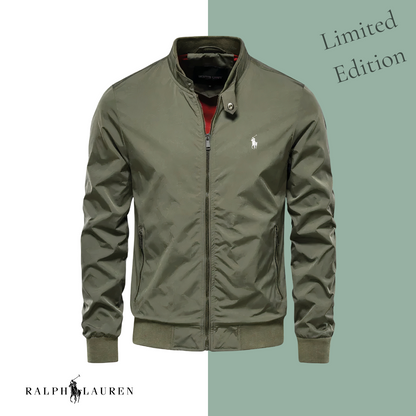 Men's Stand-Collar Zip Jacket