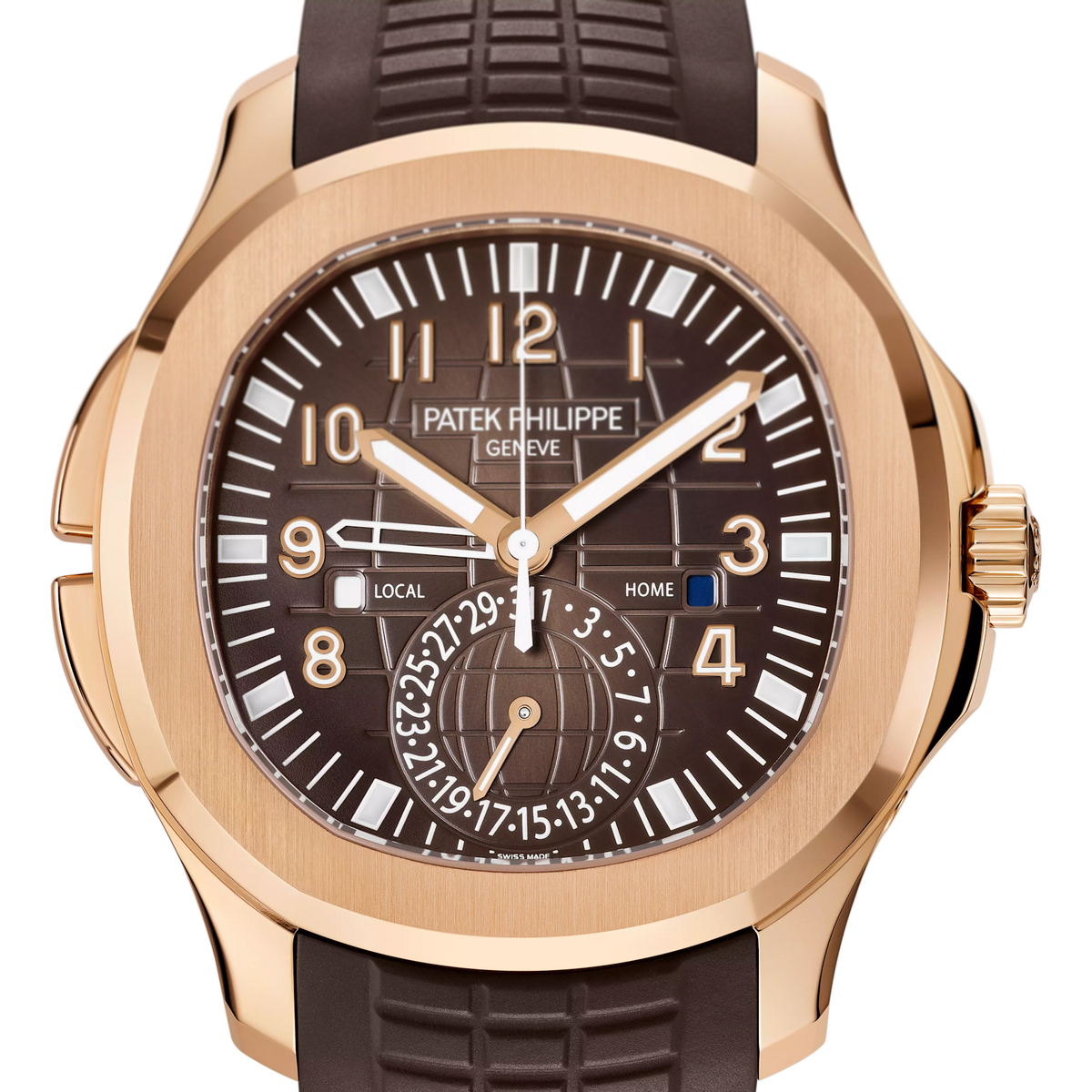 Patek Philippe Aquanaut Travel Time 40.8mm – Rose Gold