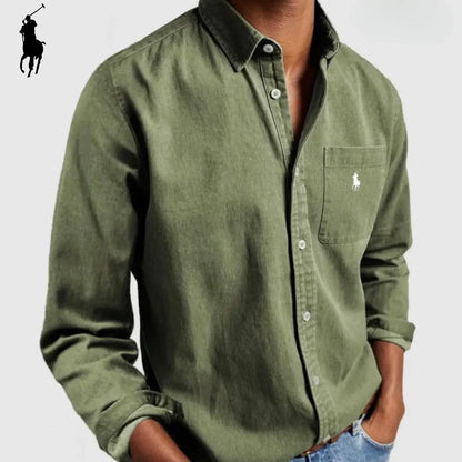 Men's Long-Sleeve Casual Shirt