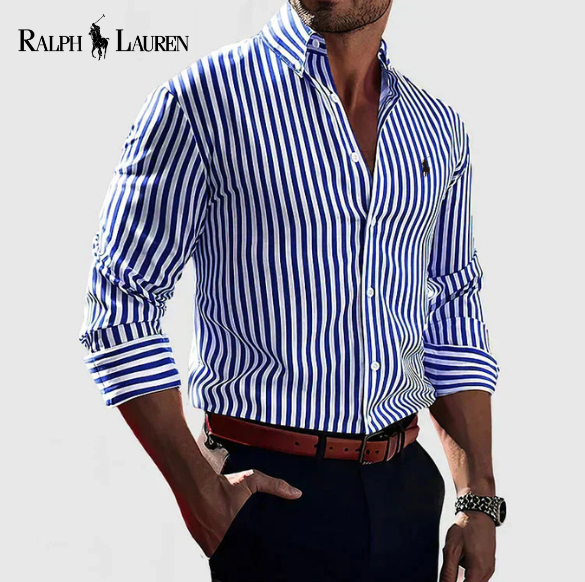 Ralph Lauren™ Striped Cotton Dress Shirt