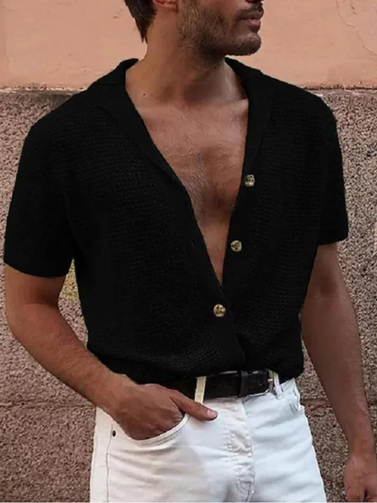 [SOLD OUT] Incanto: Knitted Buttoned Shirt