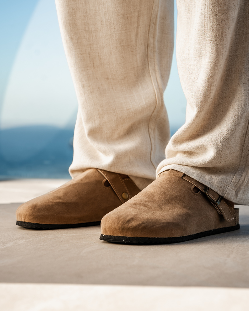 Italy Suede Clogs