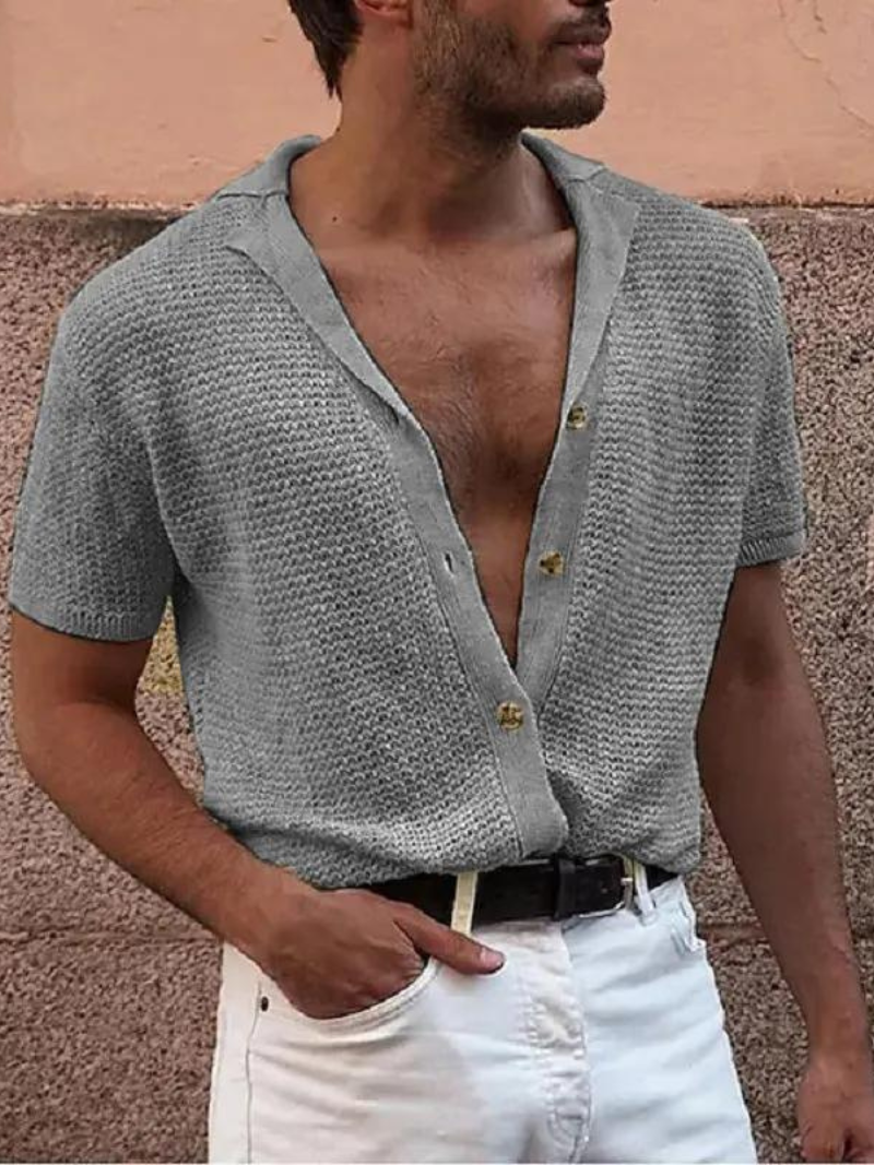 [SOLD OUT] Incanto: Knitted Buttoned Shirt