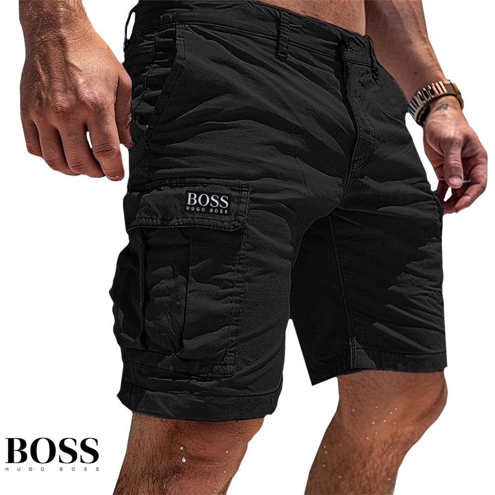 BÖSS - Summit Luxe Cotton Utility Shorts