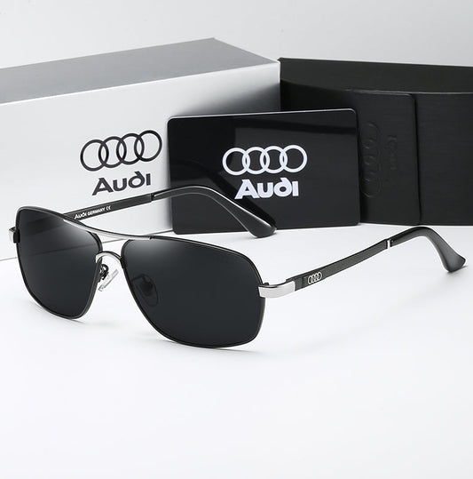 Audi E-tron Rectangular Metal Sunglasses