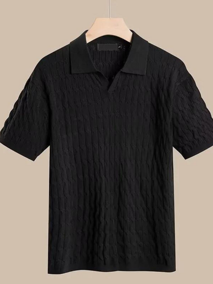 Desiderio: Muscle Fit Knit Polo