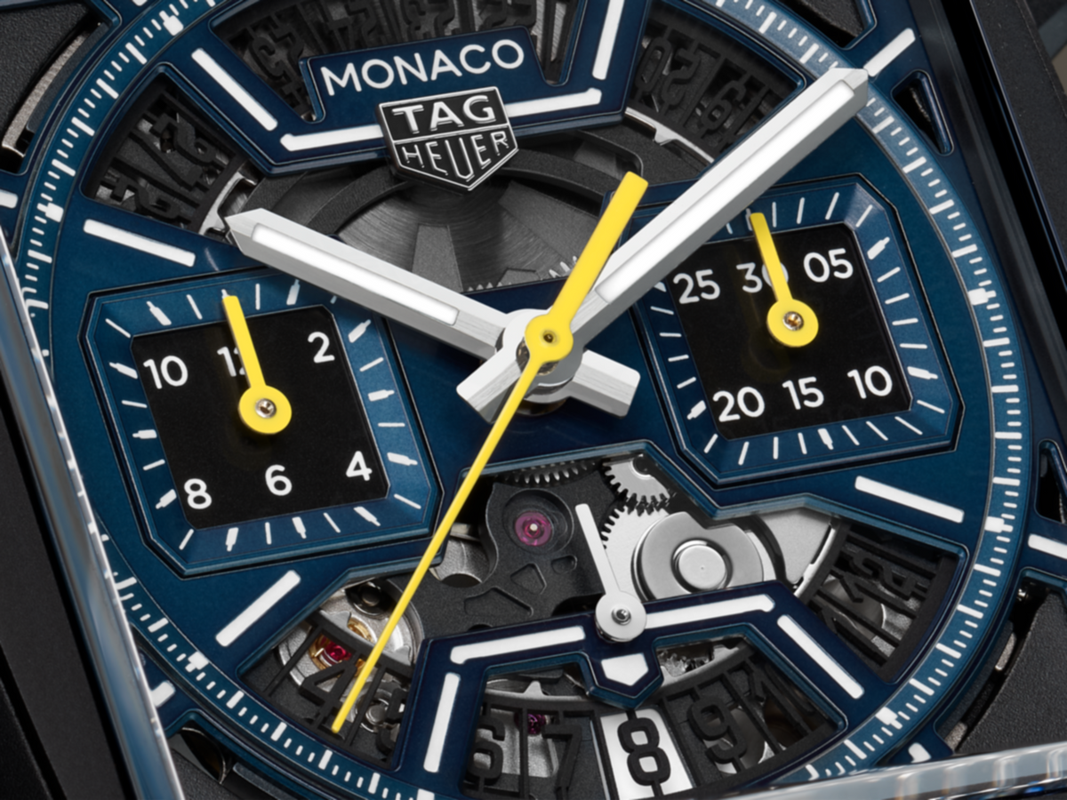 TAG Heuer Monaco Skeleton 39mm – Blue