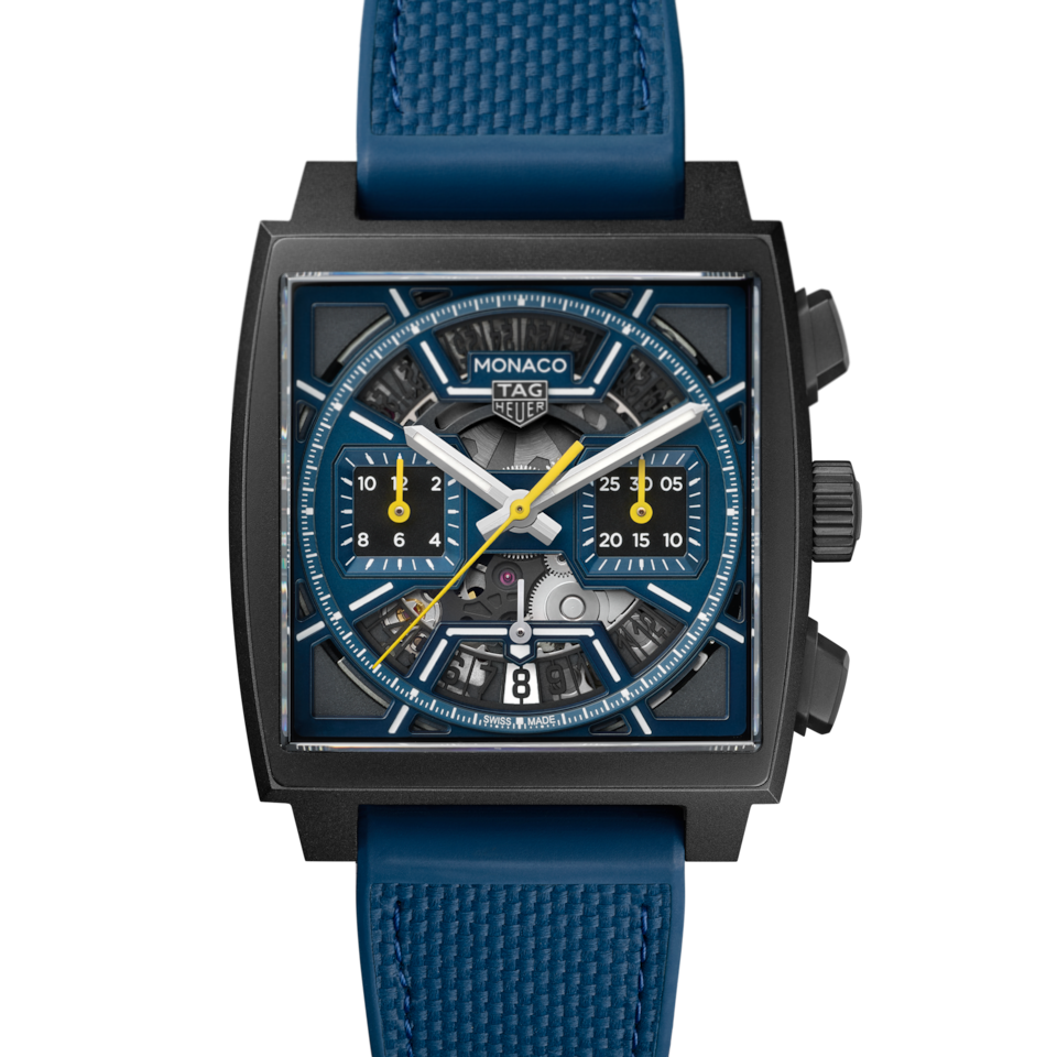 TAG Heuer Monaco Skeleton 39mm – Blue