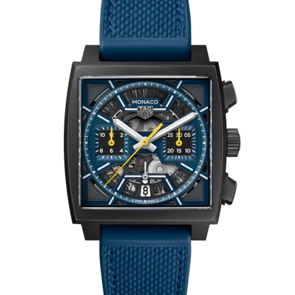 TAG Heuer Monaco Skeleton 39mm – Blue
