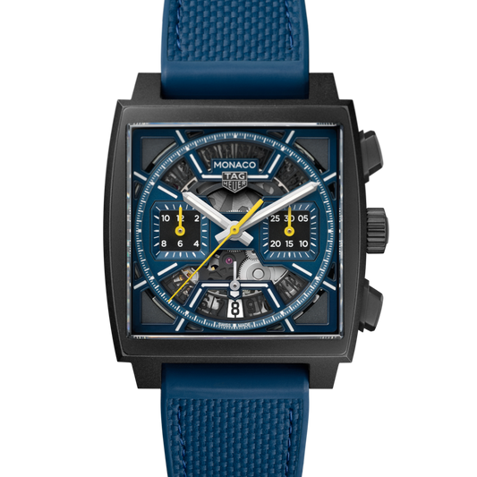 TAG Heuer Monaco Skeleton 39mm – Blue