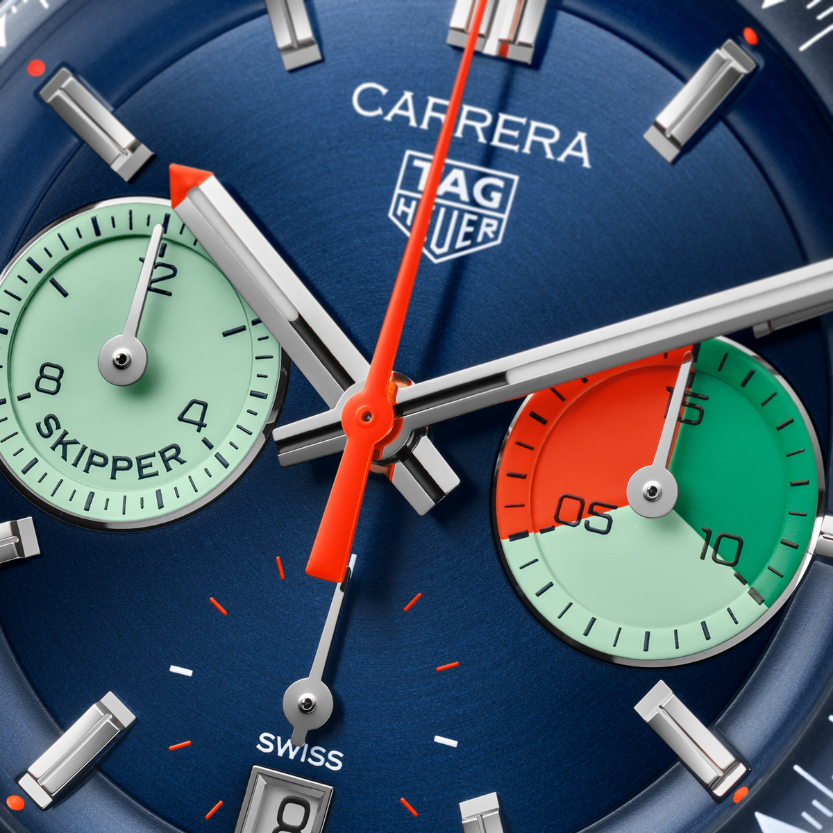 TAG Heuer Carrera Skipper 39mm – Silver-Tone