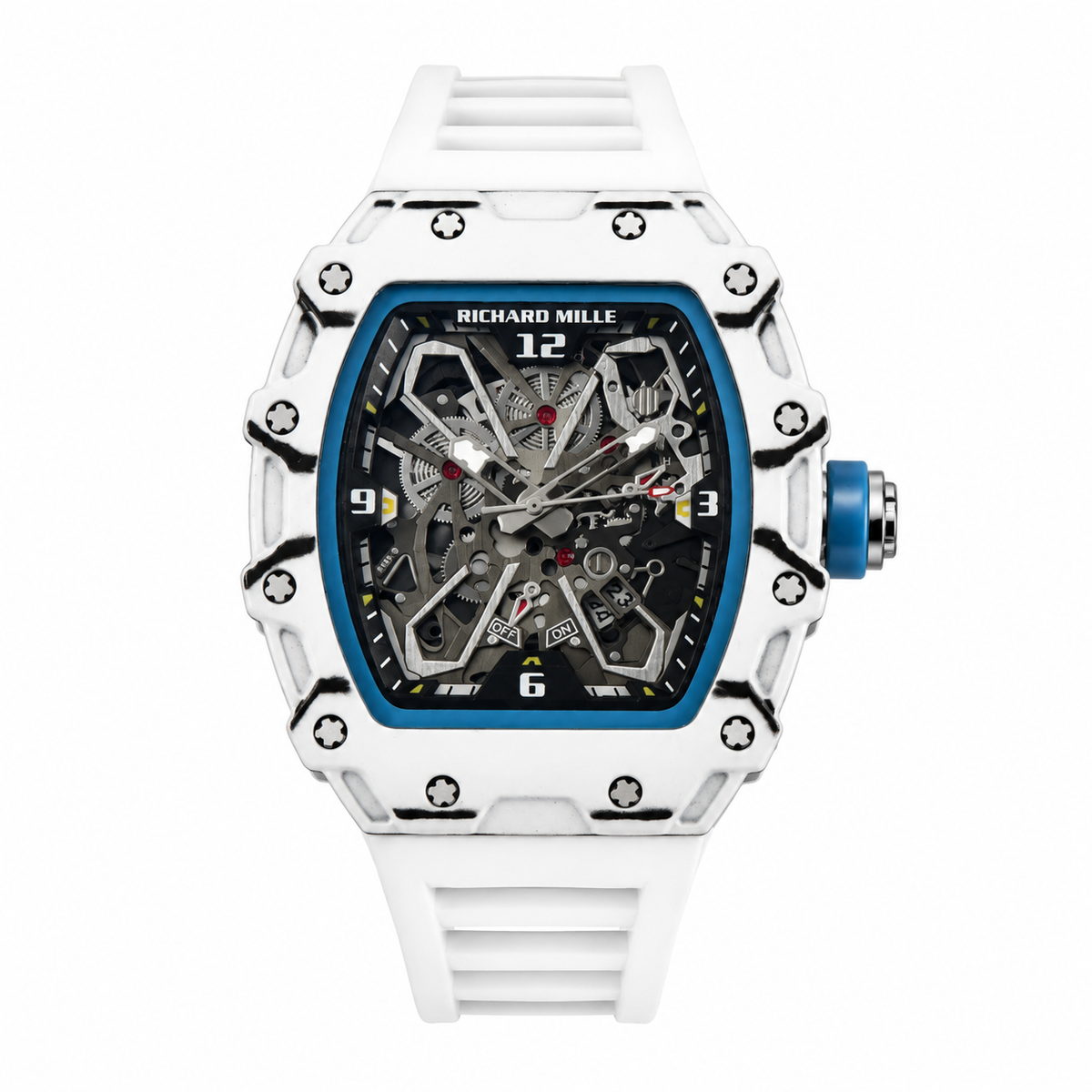 Richard Mille RM 055 Carbon Fiber 42mm – White