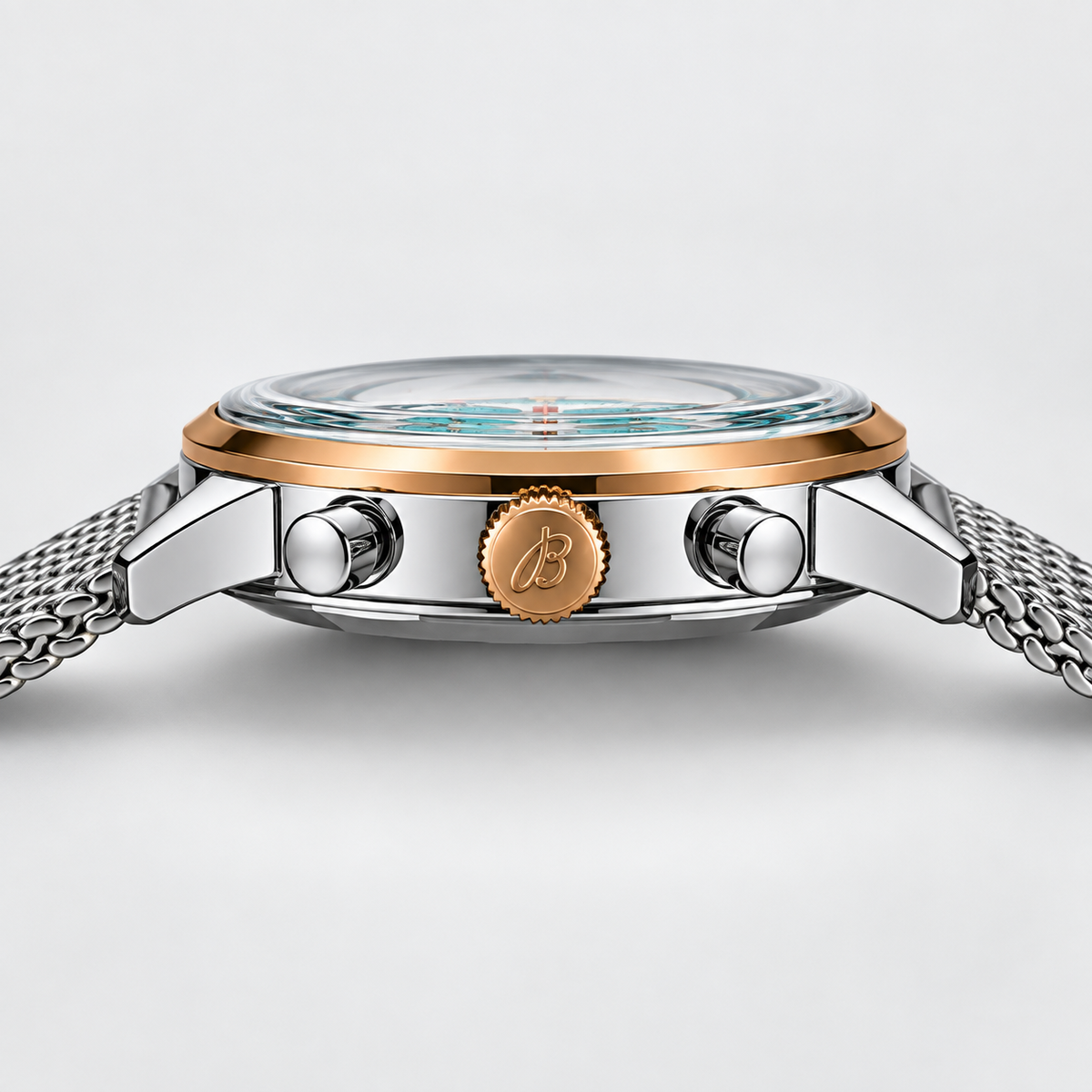 Breitling Top Time Fausto Coppi 41mm – White & Turquoise