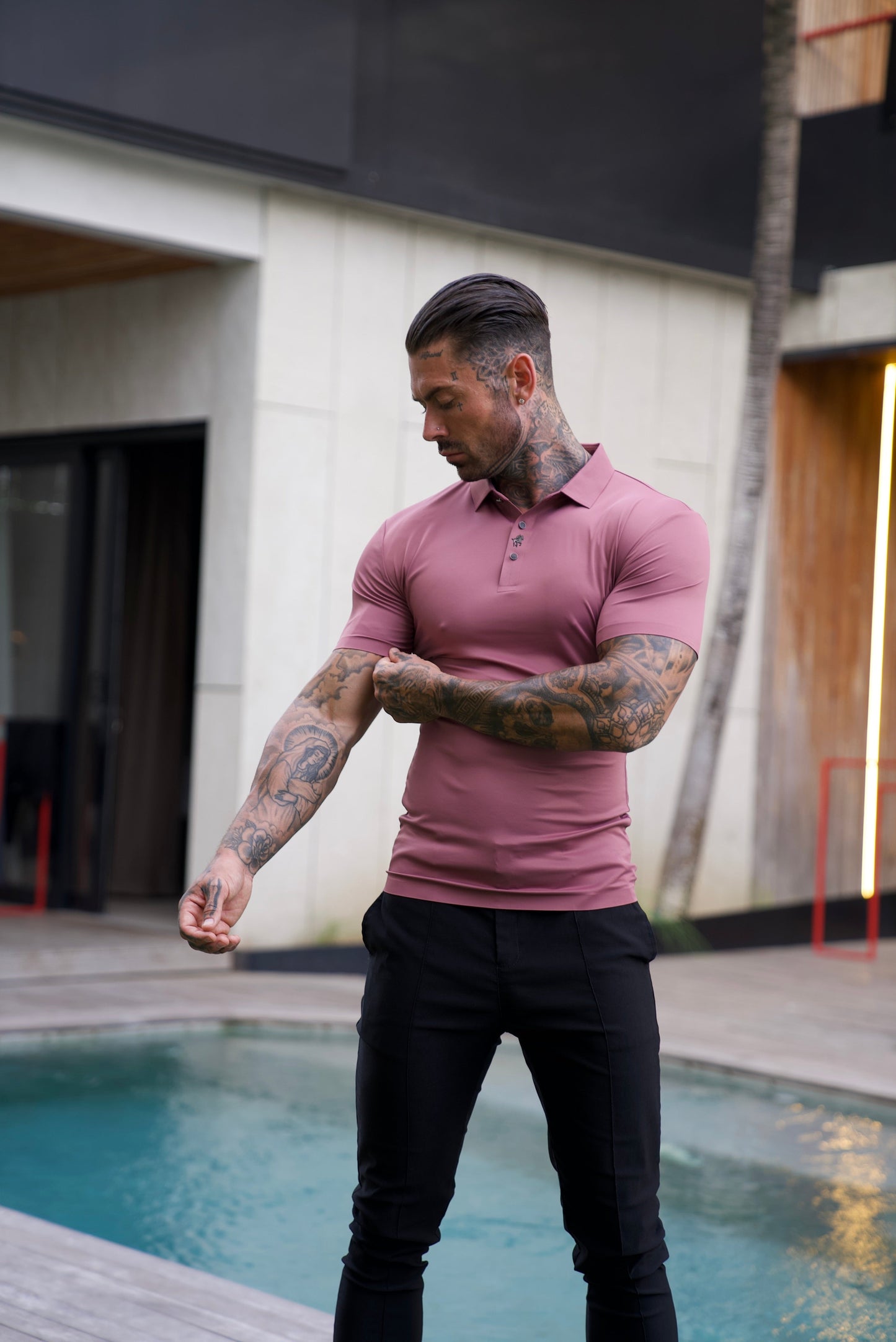 Veneto Classic: Wrinkle-Free Muscle Fit Polo