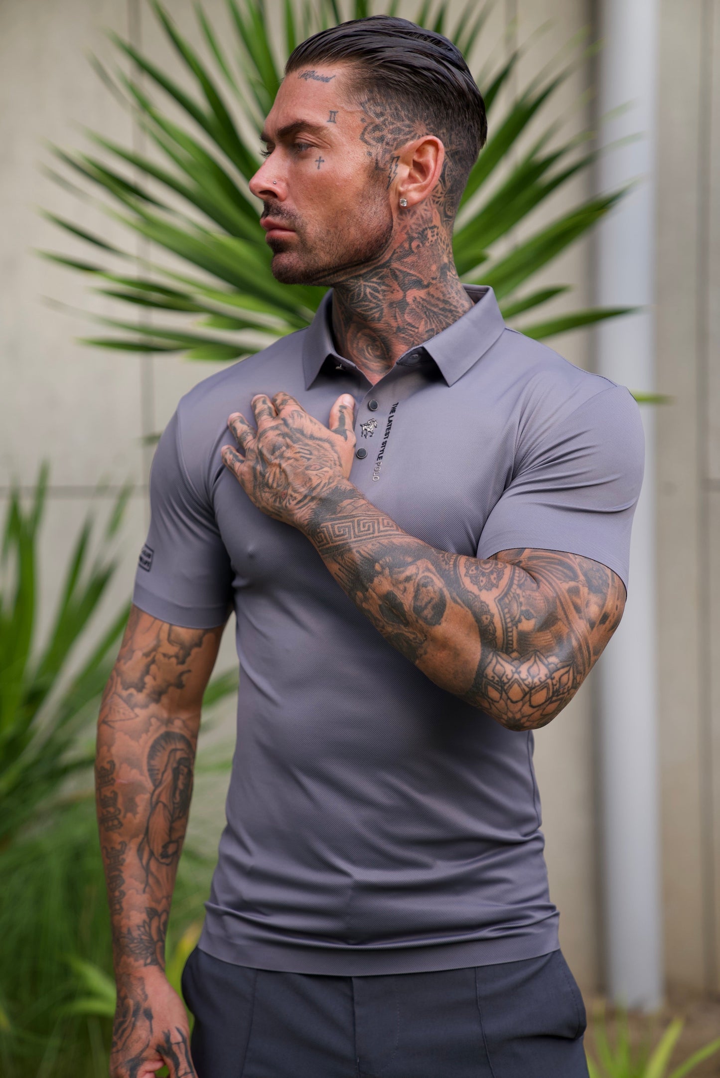 Veneto: Wrinkle-Free Muscle Fit Polo