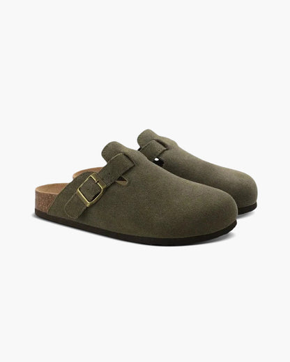 Italy Suede Clogs