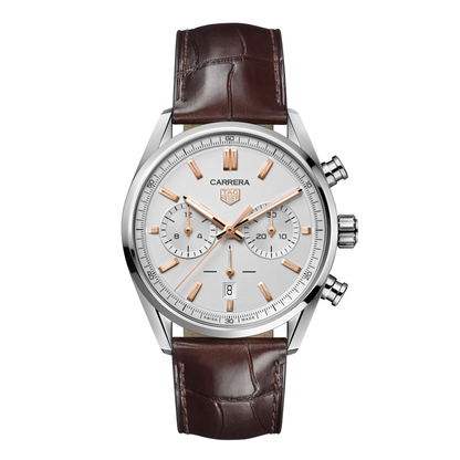 TAG Heuer Carrera Chronograph 42mm – Brown Leather Strap