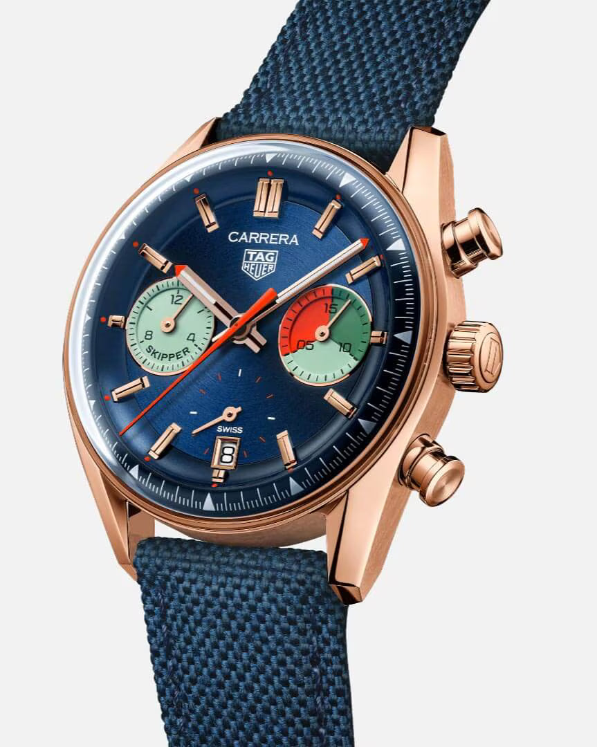 TAG Heuer Carrera Skipper 39mm – Gold-Tone