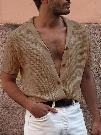 [SOLD OUT] Incanto: Knitted Buttoned Shirt