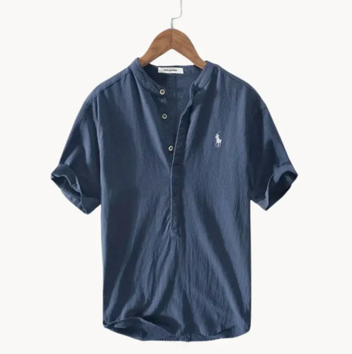Men's Short-Sleeve Henley Shirt