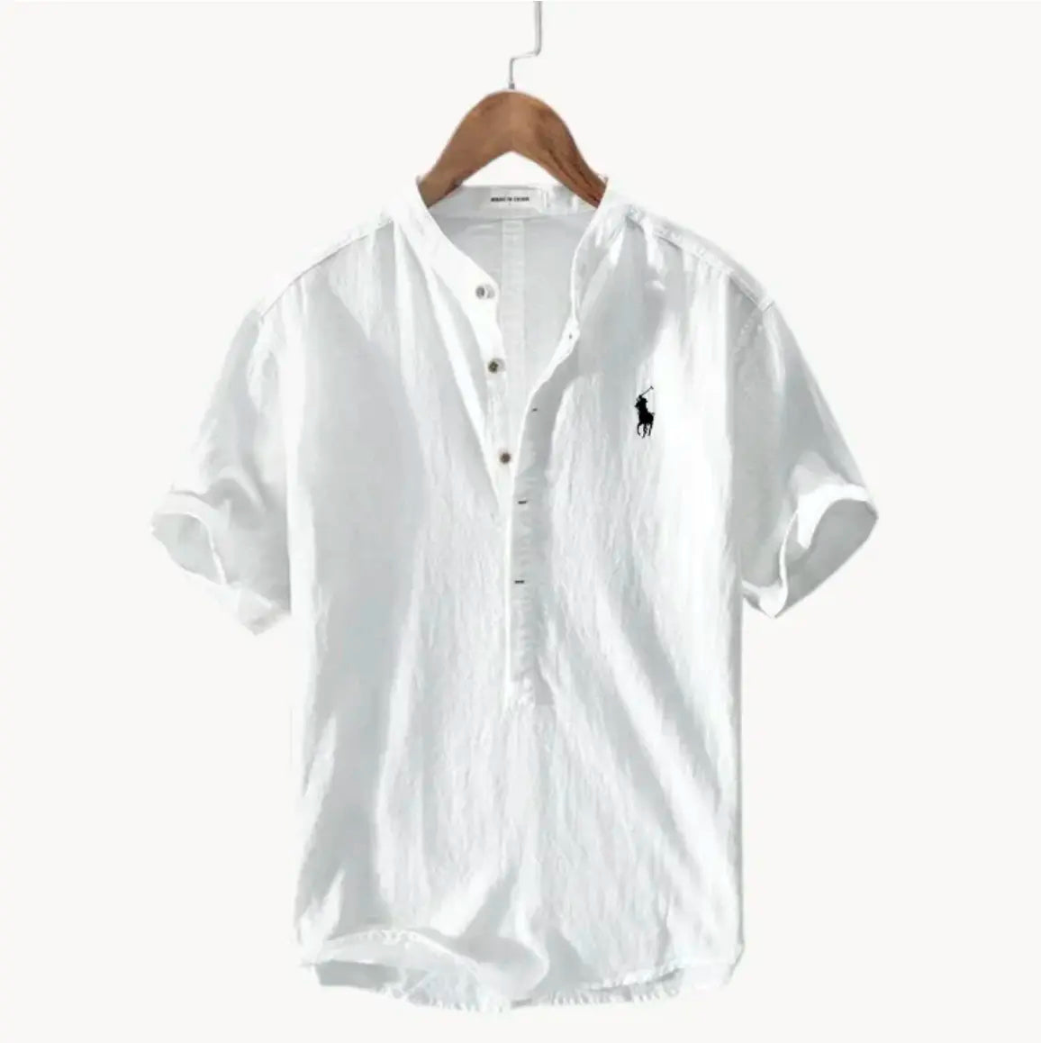 Men's Short-Sleeve Henley Shirt