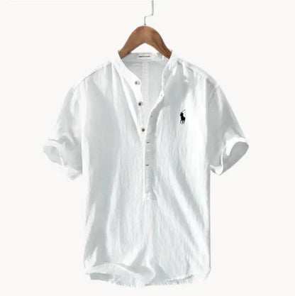 Men's Short-Sleeve Henley Shirt