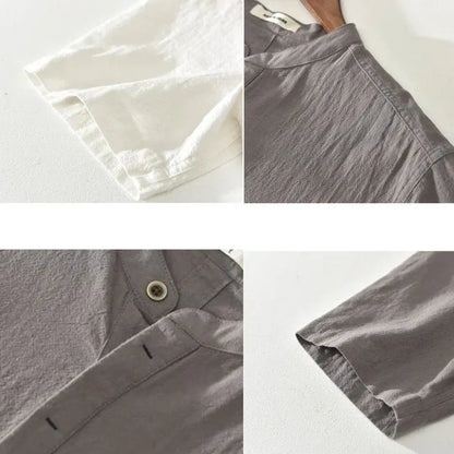 Men's Short-Sleeve Henley Shirt