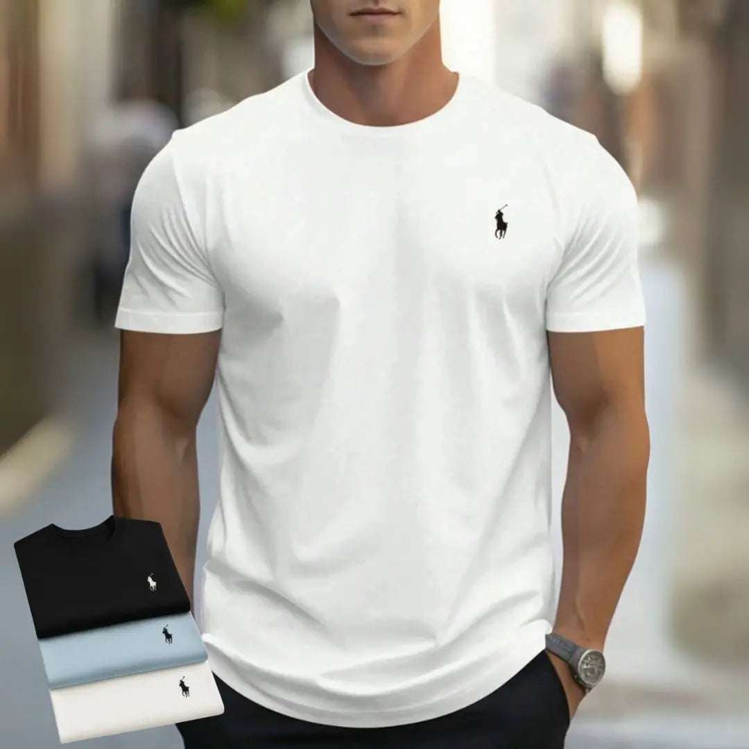 Men's Crew-Neck T-Shirts — 3 Pack