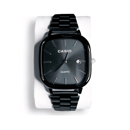 CASIO Luxuriöse 36-mm-Uhr – Wasserdicht | Transferierter Stahl