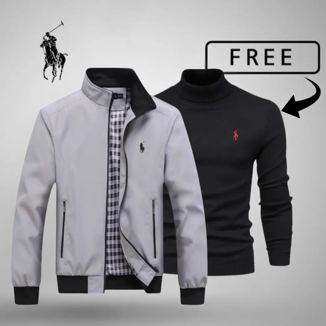Men's Zip Jacket & Layering Top Set