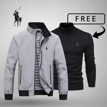 Men's Zip Jacket & Layering Top Set