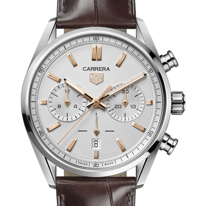 TAG Heuer Carrera Chronograph 42mm – Brown Leather Strap