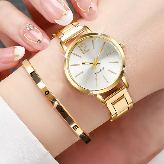 Nova Marbeli™ – Bold Elegance Watch + bracelet
