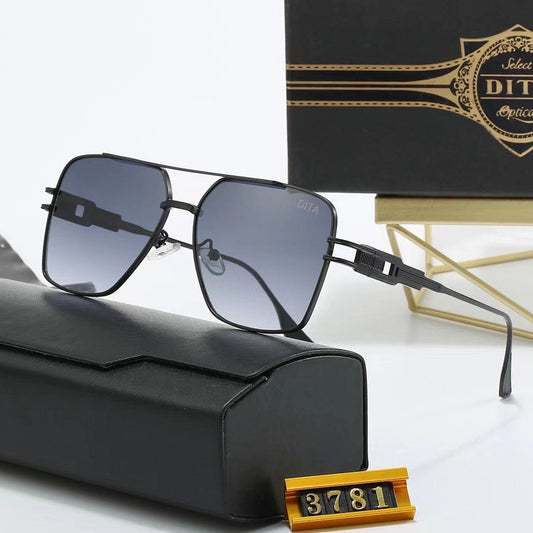 Dita Apex Double-Bridge Square Sunglasses