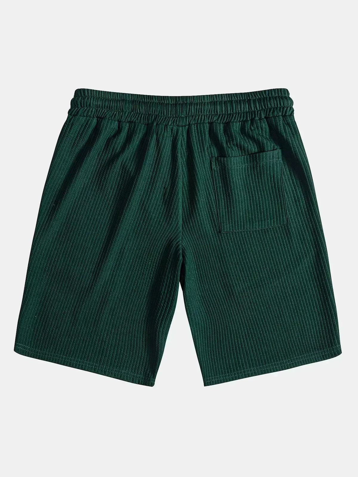 Men's Textured Shirt & Shorts Set